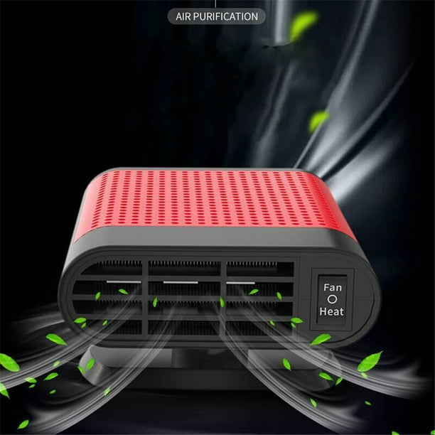 Fog Red Car Heater 12V 150W Portable 2 in 1 Car Heater Car Defogger Defroster,Fast Heating /& Cooling Fan for Automobile Windscreen,It is designed to Quickly Clean the Frost